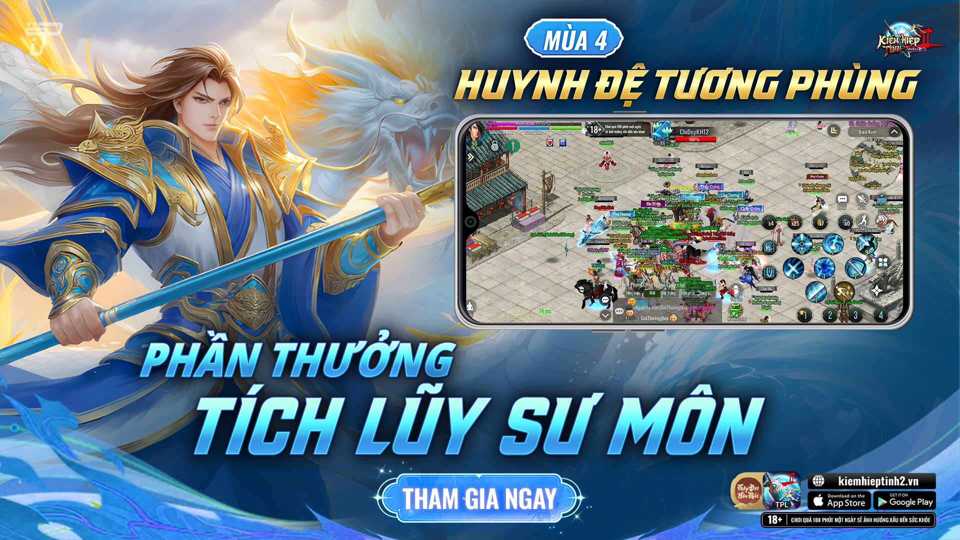 Huynh Đệ Tương Phùng mùa 4 - Sư Môn  | Kiếm Hiệp Tình 2 Mobile - Phiên bản 10 phái