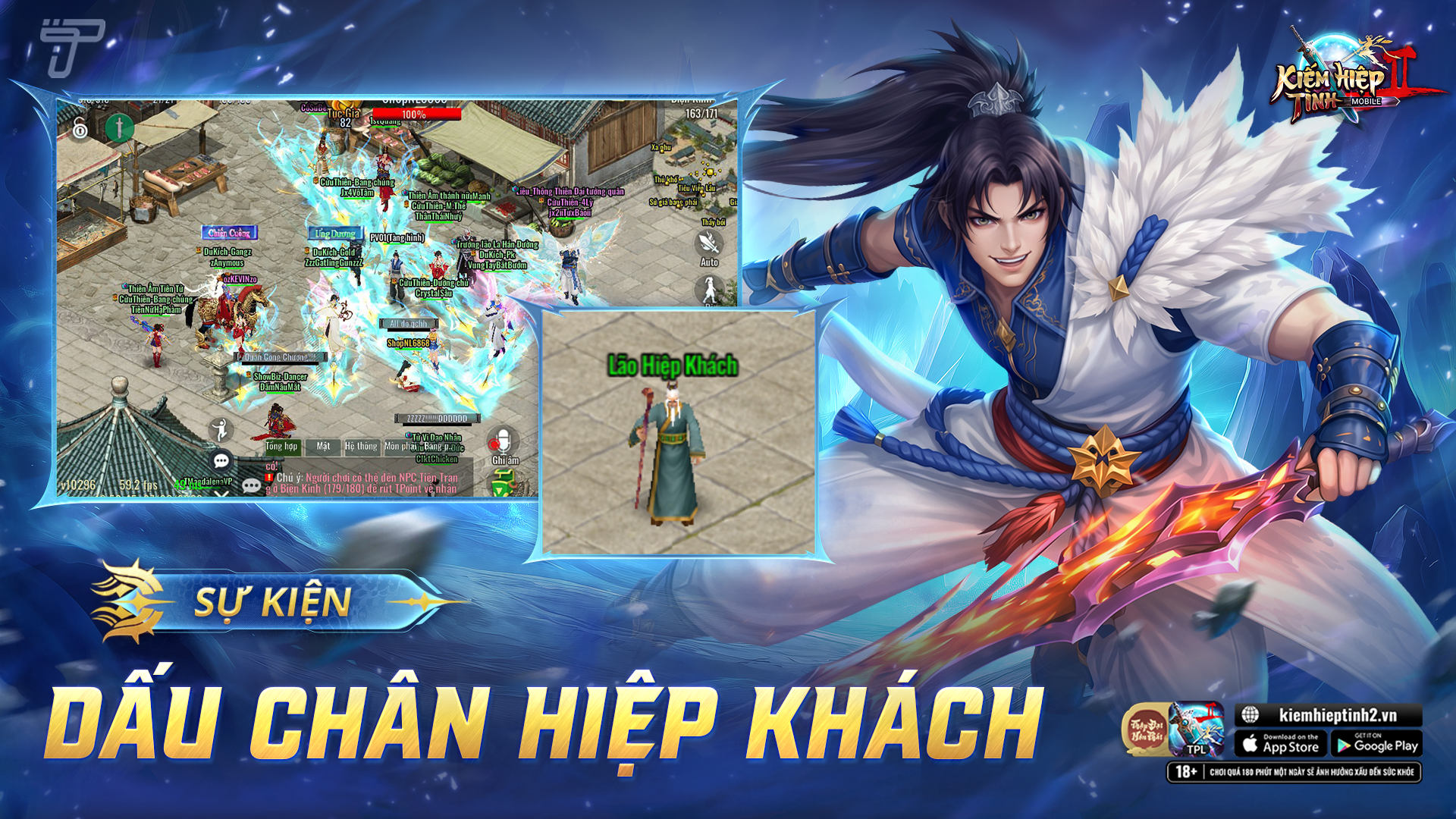 SỰ KIỆN: DẤU CHÂN HIỆP KHÁCH  | Kiếm Hiệp Tình 2 Mobile - Phiên bản 10 phái