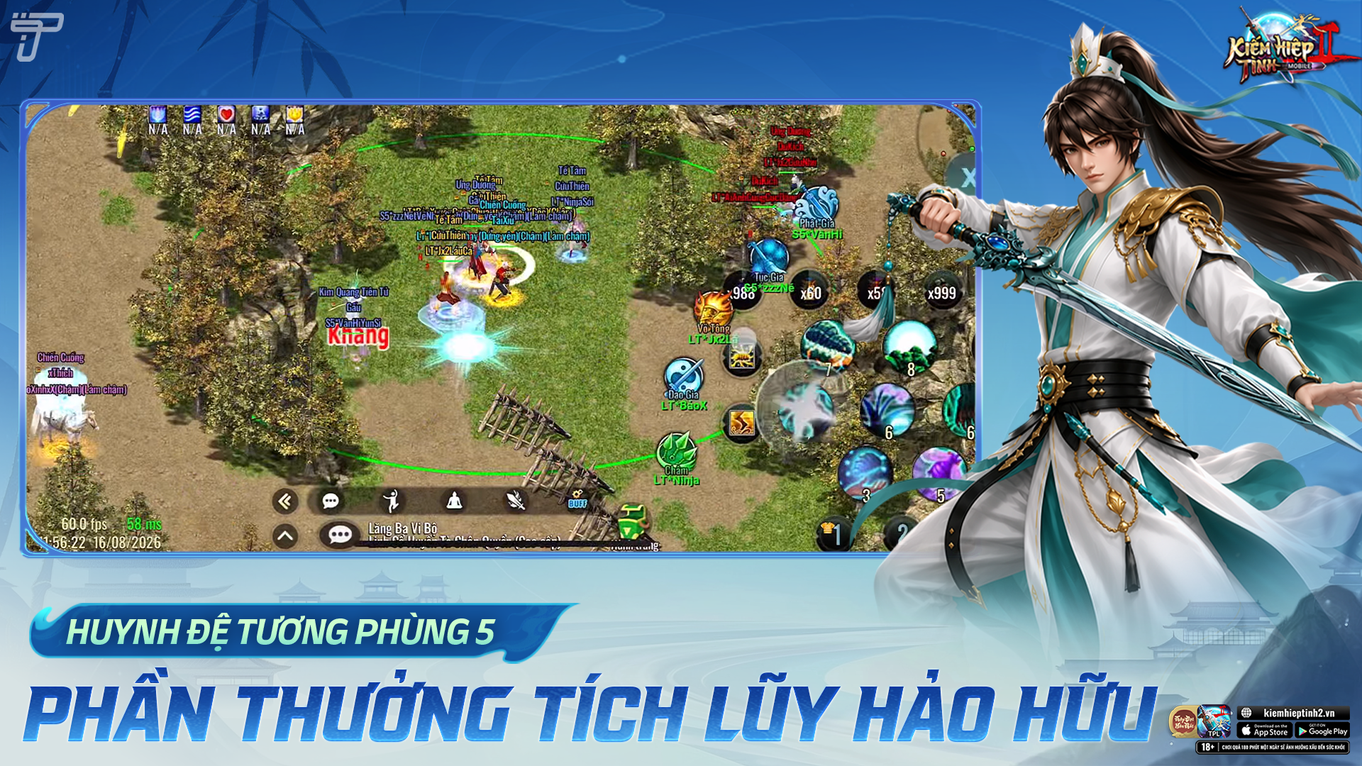 Huynh Đệ Tương Phùng 5 | Hảo Hữu | Kiếm Hiệp Tình 2 Mobile Phiên bản 10 phái