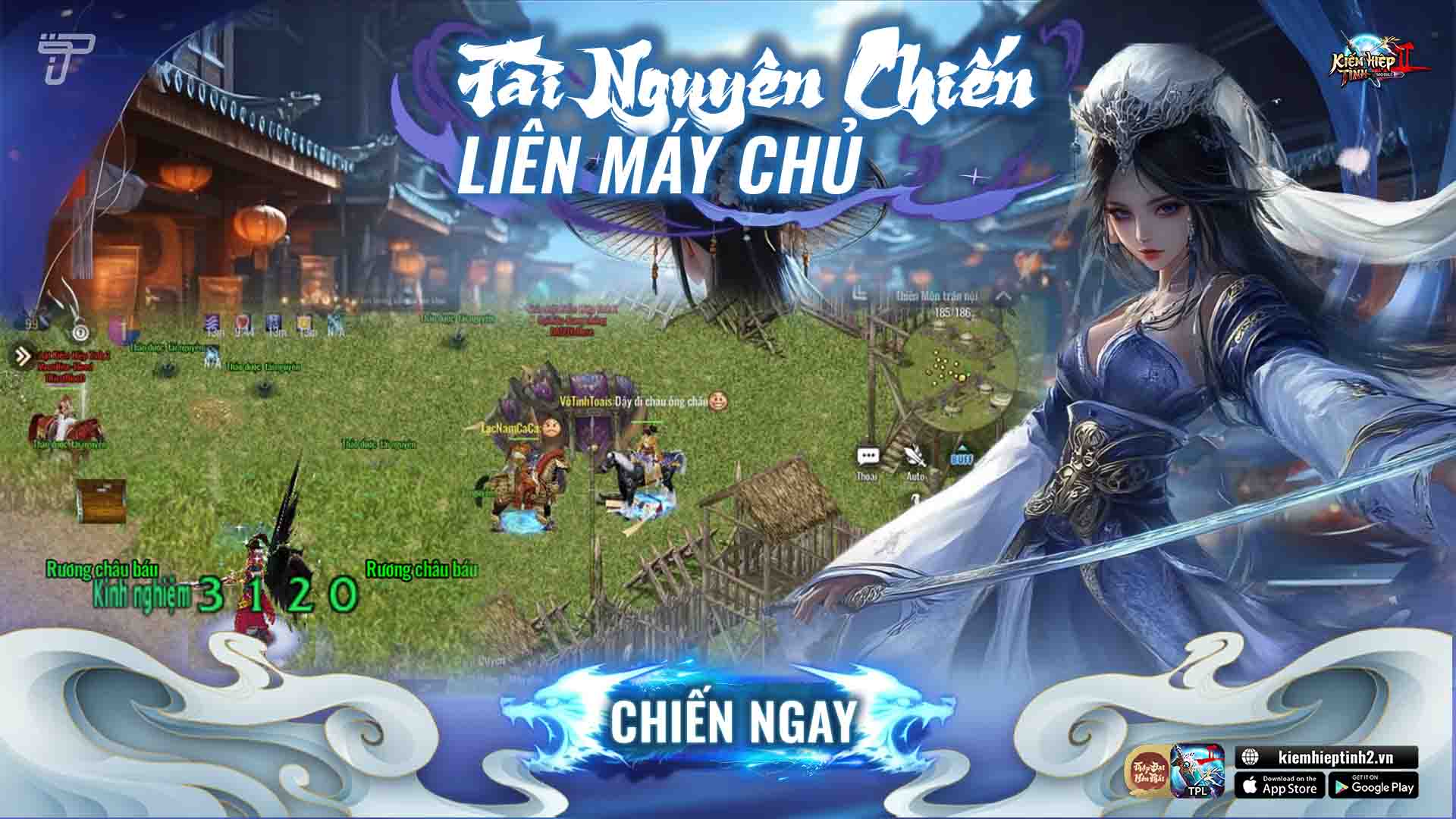 [Liên Máy Chủ] Chiến trường Tài Nguyên | Kiếm Hiệp Tình 2 Mobile - Bản 10 phái