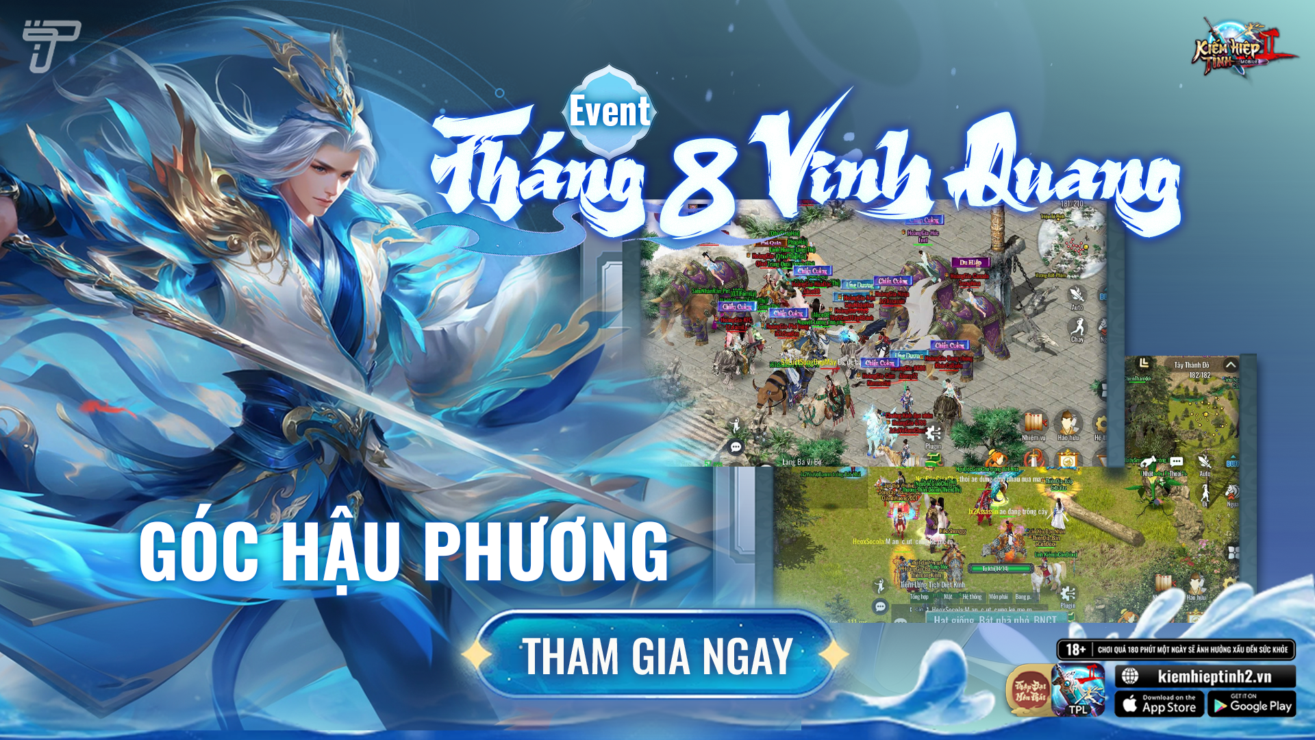 Cửa Hàng Góc Hậu Phương | Sự Kiện Tháng 8 Vinh Quang | Kiếm Hiệp Tình 2 Mobile phiên bản 10 phái