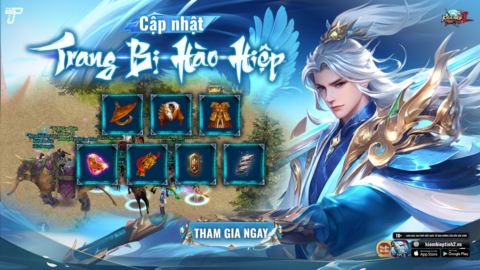 Trang Bị Hào Hiệp | Kiếm Hiệp Tình 2 Mobile - Phiên Bản 10 Phái