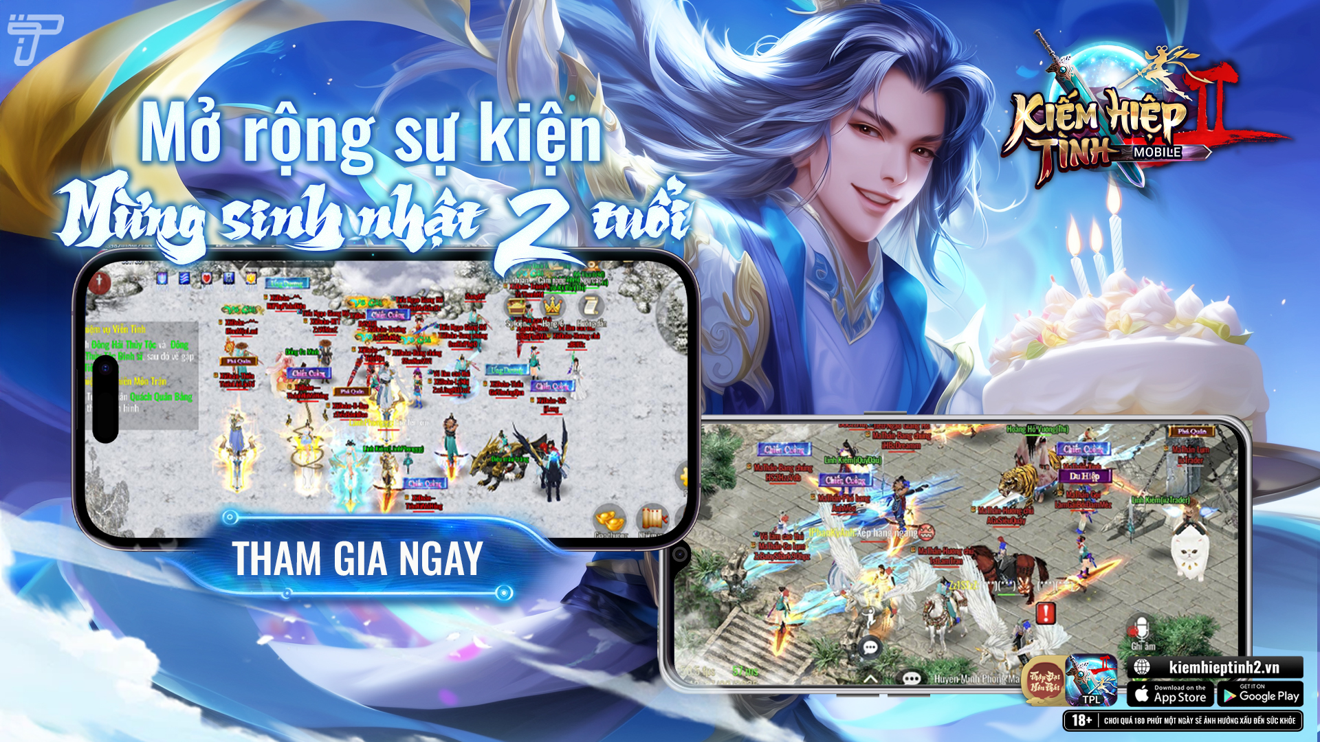 [S5 - SINH NHẬT 2 TUỔI] Mở Rộng Sự Kiện | Kiếm Hiệp Tình 2 Phiên bản 10 phái